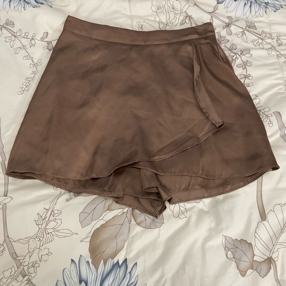 Brown skort